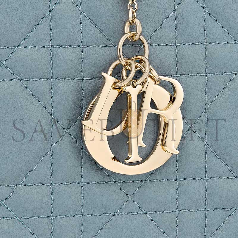 D*or lady D*or pouch with chain s0204onmj_m81b (22*13*5cm)